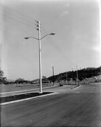 Oakmont Drive looking southeast toward future site of retirement village, Santa Rosa, California, May 10, 1964