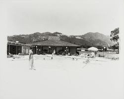 Community swimming pool at Oakmont, Santa Rosa, California, 1967