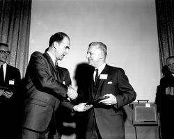 City of Santa Rosa Awards of merit being given to individuals, Santa Rosa, California, 1966