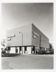 Exchange Bank with its new exterior, Santa Rosa, California, 1961