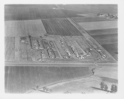 Aerial view of Rohnert Park, California and Highway 101, , 1958