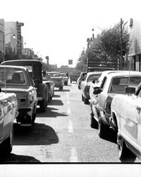 Looking west on Fourth Street from Courthouse Square, Santa Rosa, California, November 12, 1971