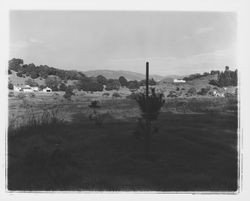 Sonoma Mountain from Community Health Association property at 2759 Bennett Valley Road, Santa Rosa, California, 1963