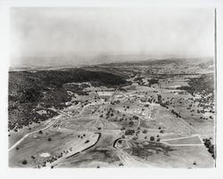 Aerial view of Oakmont, Santa Rosa, California, 1967