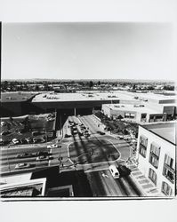 Third Street as it goes under Santa Rosa Plaza, Santa Rosa, California, 1982