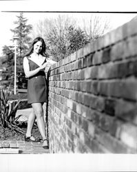 Jacquelyn Beryl Severy, candidate for Miss Sonoma County contest, Santa Rosa, California, March 8, 1970