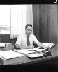 Leroy Halbur accountant for Codding Enterprises, Santa Rosa, California, 1971