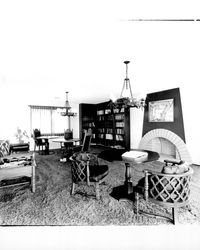 Interior of clubhouse at Valle Vista Mobilehome Park, Santa Rosa, California, 1971]