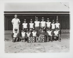 Bob Cats Little League team, Santa Rosa, California, 1960