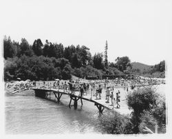 Rio Nido Beach, Rio Nido, California, 1960