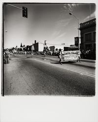 Twin Hills Panthers Band in Apple Blossom Parade, Sebastopol, California, 1978