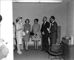 Dedication of North Bay Cooperative Library system headquarters, Santa Rosa, California, 1967