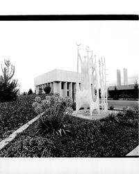 Disclosures--sculpture located at Santa Rosa City Hall-Civic Center complex, Santa Rosa, California, 1971