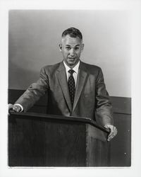 John Cantrell, minister of Science of Mind, Santa Rosa, California, 1957