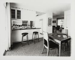 Kitchens in model homes at Oakmont, Santa Rosa, California, 1967