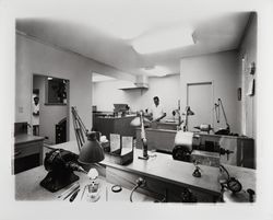 Interior view of Markovich Dental Laboratory, Santa Rosa, California, 1962