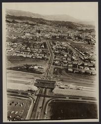 Looking east on Steele Lane from Highway 101, Santa Rosa, California, 1965