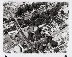 Looking northeast from intersection of Tupper and Santa Rosa, California, Avenue, 1962