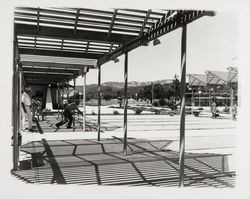 Shuffleboard game at Oakmont, Santa Rosa, California, 1967