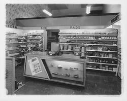 Interior of Mohawk Rubber Stamp Manufacturing Company, Santa Rosa, California, 1958