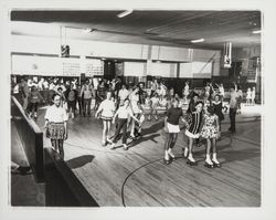 Skaters at Santa Rosa Roller Palace, Santa Rosa, California, 1961