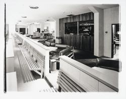 Lounge area of Holiday Bowl, Santa Rosa, California, 1959