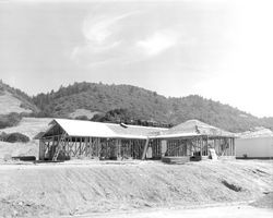 Unidentified home under construction, Sonoma County, California, 1960s