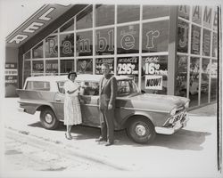 G.K. Hardt Rambler promotion, Santa Rosa, California, 1958