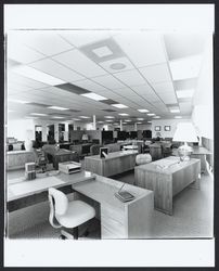 Office furniture department at King's Office Supplies, Santa Rosa, California, 1981