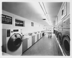 Interior of Cloverdale Speed Wash, Cloverdale, California, 1965