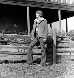 Mattei Brothers men's and women's fashions modeled outside the Petaluma Adobe