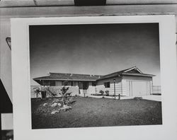 Model homes in Petaluma Gardens subdivision, Petaluma, California, 1966