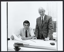 Milan Ward and Frank Poulsen, Santa Rosa, California, 1969