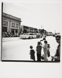 BSC float in Apple Blossom Parade, Sebastopol , California, 1978