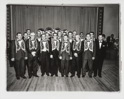 Odd Fellows Lodge installation, Santa Rosa, California, 1962