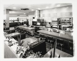 Coffee shop at the Holiday Bowl, Santa Rosa, California, 1959