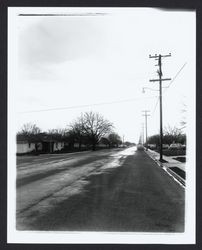 Looking west on Sonoma Ave. at Colorado Blvd, Santa Rosa, California, 1958