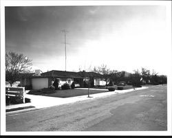 House on Yulupa Avenue at Midway Drive, Santa Rosa, California, 1962