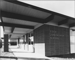 Exterior of Cook Junior High, Santa Rosa, California, 1959