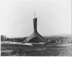 Chapel at Calvary Cemetery, Santa Rosa, California, 1970