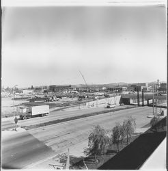 Beginning construction on Santa Rosa Plaza, Santa Rosa, California, 1981