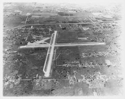 Aerial view of the Naval Air Station, Santa Rosa, California, 1967