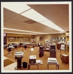 Interior of King's Office Supplies and Equipment, Inc., Santa Rosa, California, 1972