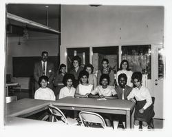 Students at Career Day at Los Guilicos, Santa Rosa, California, 1964