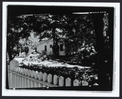 Side view of the Burbank home, Santa Rosa, California, 1970