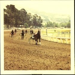 Horse race at the Fair Grounds