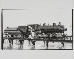 Locomotive 2819 of the Southern Pacific lines, Petaluma, California, 1936