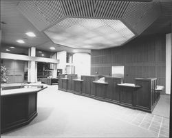 Lobby of Santa Rosa Savings and Loan Association, Sonoma, California, 1970