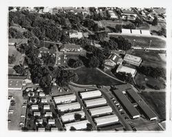 Aerial view of Santa Rosa Junior College, Santa Rosa, California, 1954