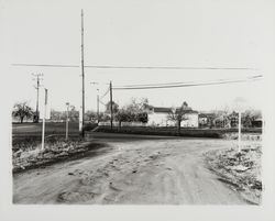 Intersection of West College and Marlow Road, Santa Rosa, California, 1961